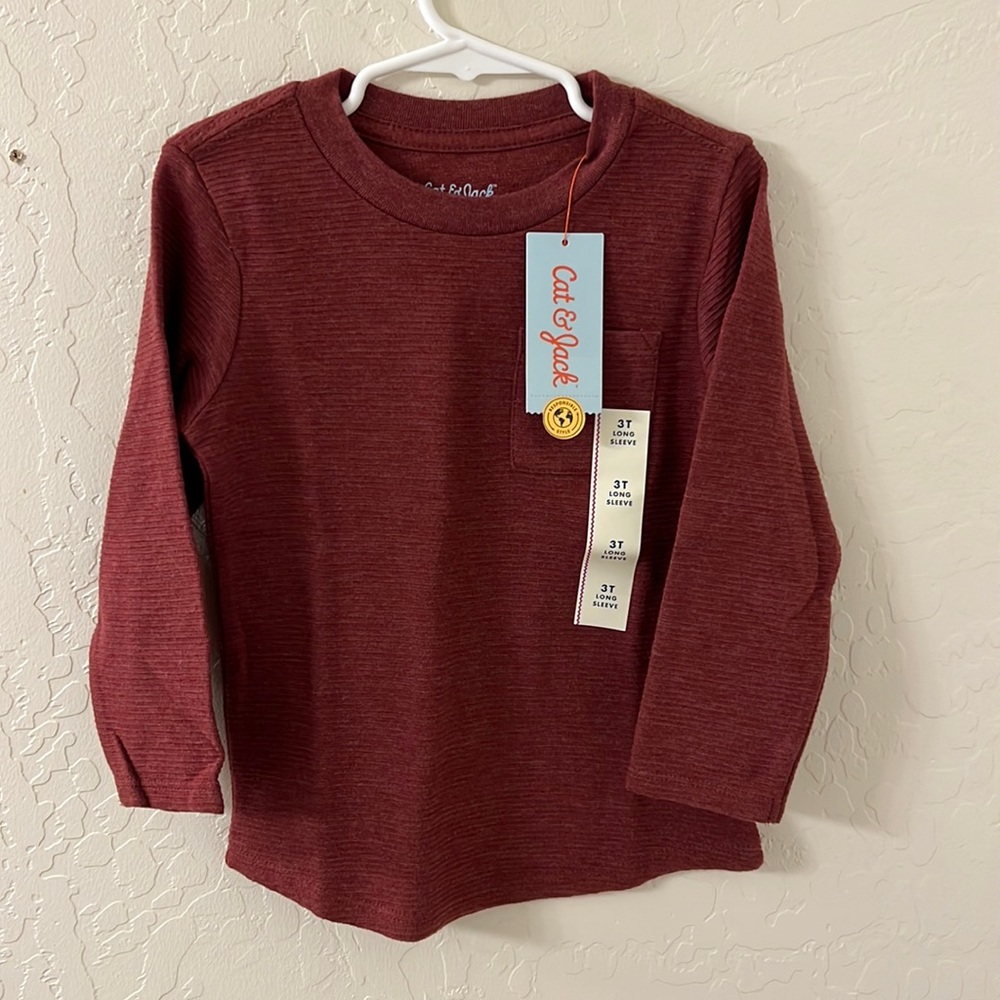 NWT Ribbed Long Sleeve Shirt